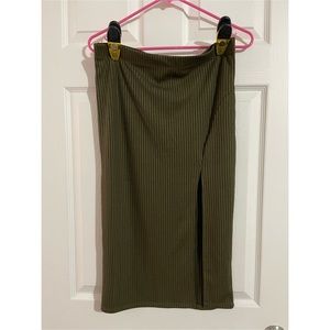 Forever 21 Ribbed Midi Skirt